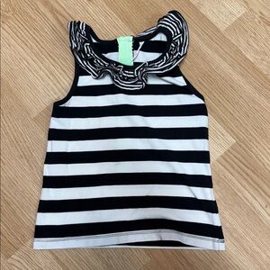 FabKids Black and White Striped Top